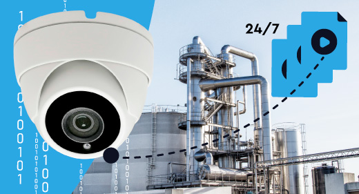 How to Alleviate the Demanding Transmission and Storage Needs of Video Surveillance with H.265
